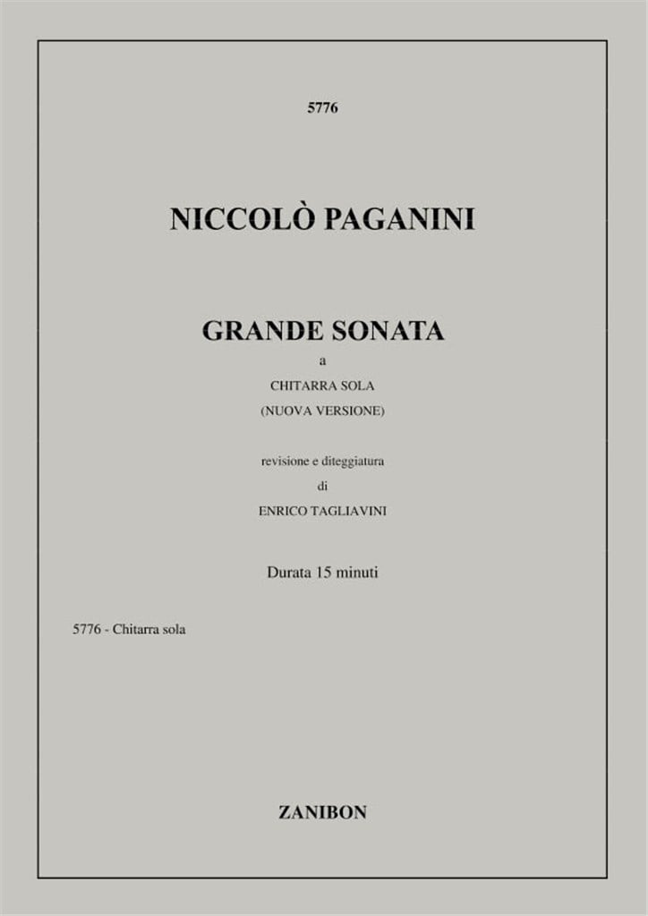 Grande Sonata A Chitarra Sola
